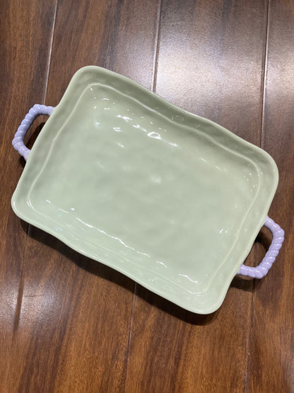 Stoneware Tray 1Pcs