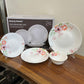 Danny Home Opal Plate Flower Set 24Pcs