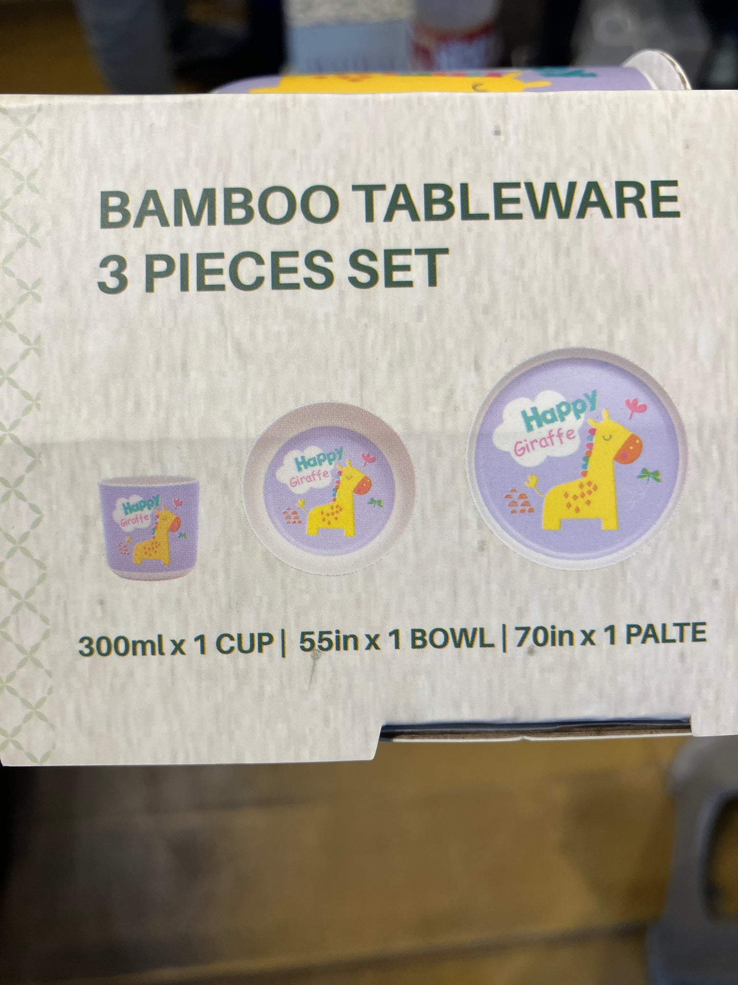 Danny Home Kids Bamboo Tableware 3Pcs