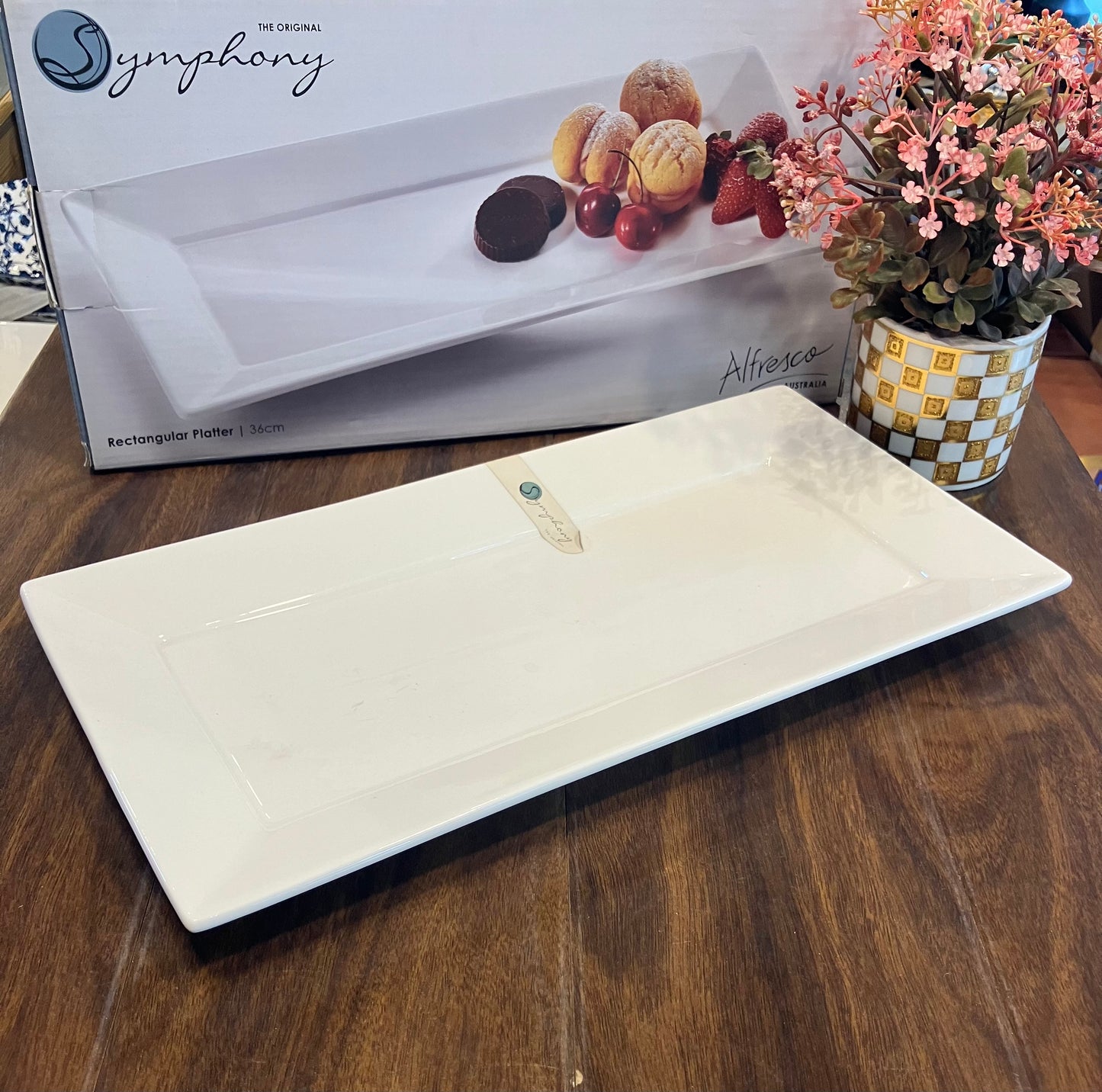 Symphony Rectangular Platter 1Pcs