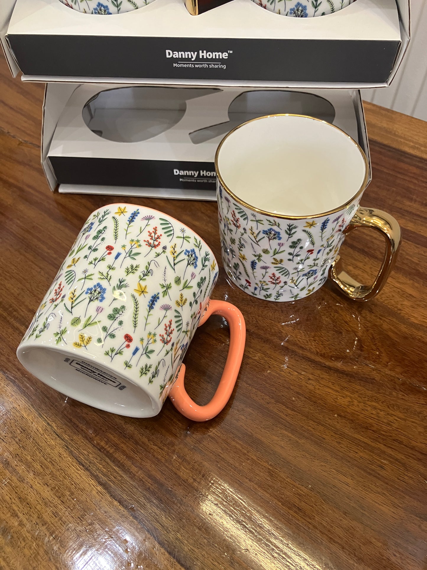 Danny Home Porcelain Mug 2Pcs