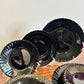 Danny Home Opal Plate Black Set 18Pcs