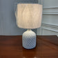 Danny Home Dark Grey Ceramic Table Lamp 1Pcs
