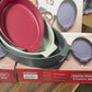 Danny Home Porcelain Bakeware Dishes 3Pcs