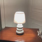 Danny Home Grey Stone Ceramic Lamp 1Pcs