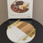 Danny Home Marble Wood Platter (Round)