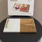 Danny Home Marble Wood Platter (Rectangular)