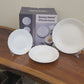 Danny Home Opal Plate White Set 18Pcs
