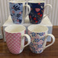 Danny Home Floral Printed Mug 4Pcs