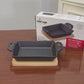 Danny Home Cast-Iron Skillet Rectangle 1Pcs