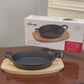 Danny Home Cast-Iron Skillet Oval Small 1Pcs