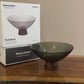Danny Home Smoky Glass Pedestal Fruit Bowl (Large)