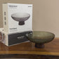Danny Home Smoky Glass Pedestal Fruit Bowl (Medium)