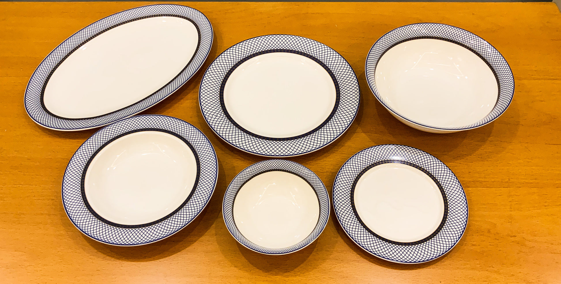 Bone China Modern Plate set 26 pcs